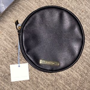 Tartan and twine small round bag
